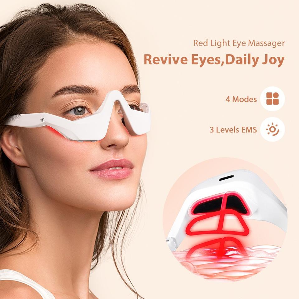 Under Eye Red Light Therapy Glasses