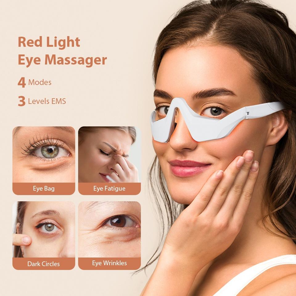 Under Eye Red Light Therapy Glasses