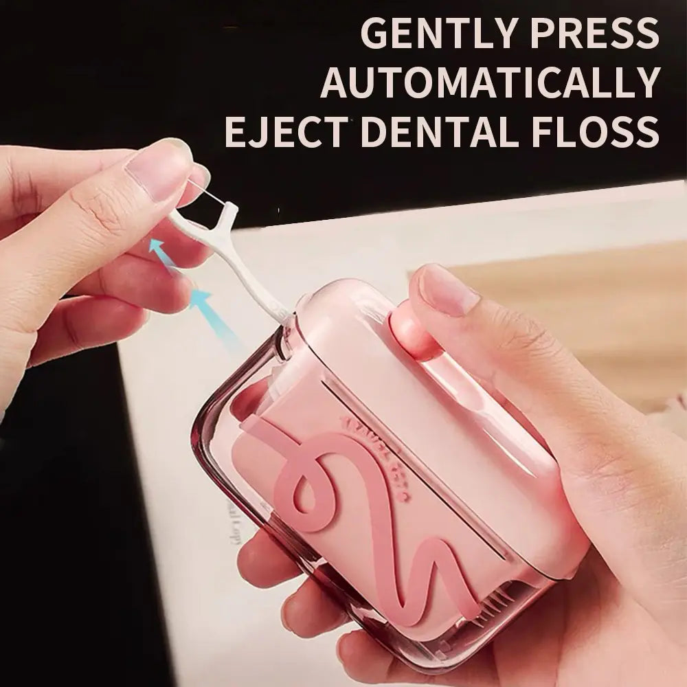 Automatic Pop-up Dental Floss Container