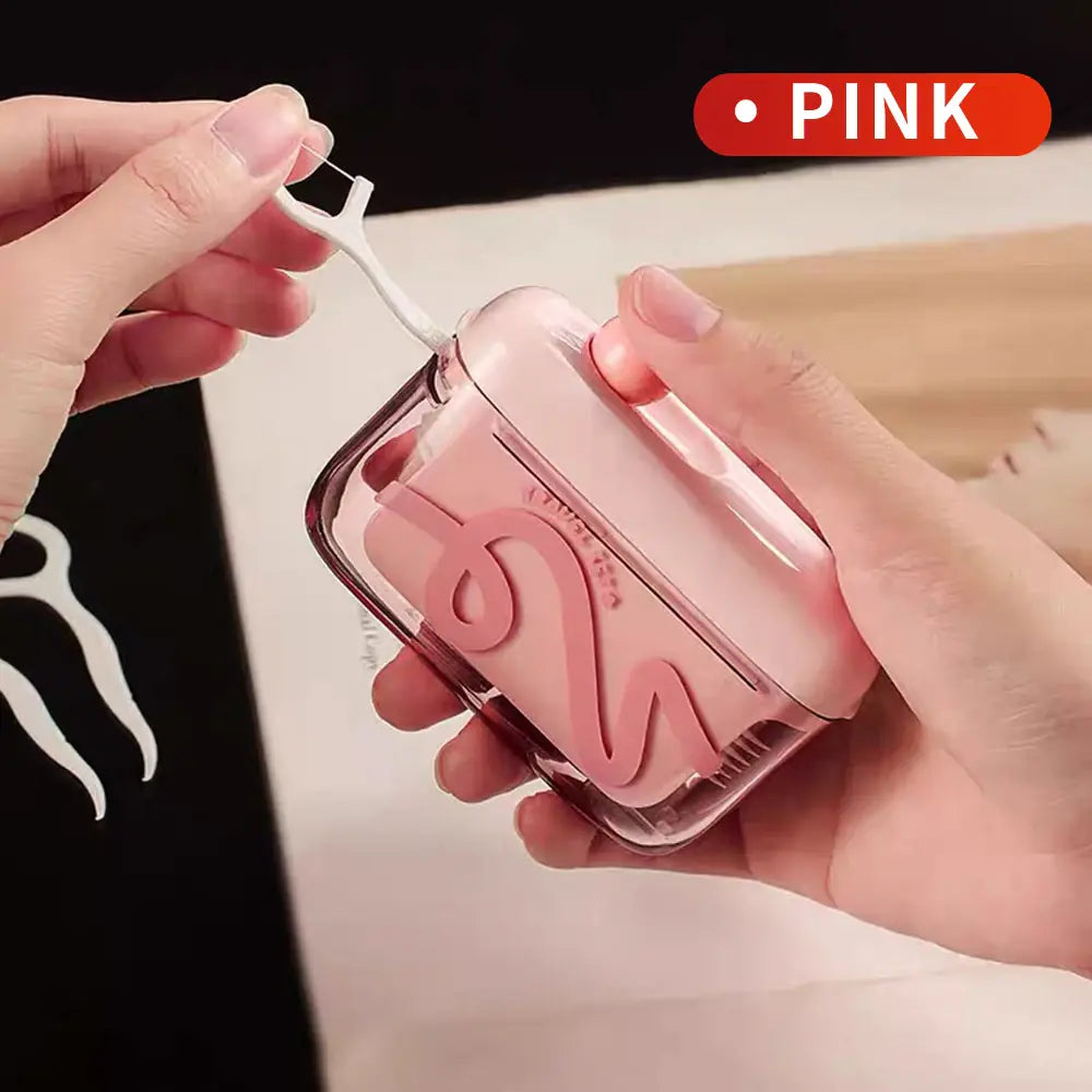 Automatic Pop-up Dental Floss Container