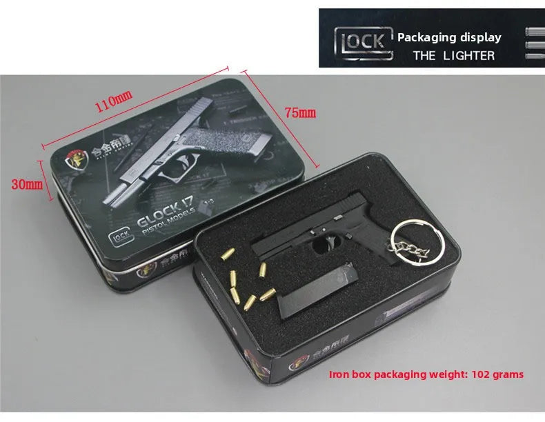 Mini Alloy Glock G34 Keychain